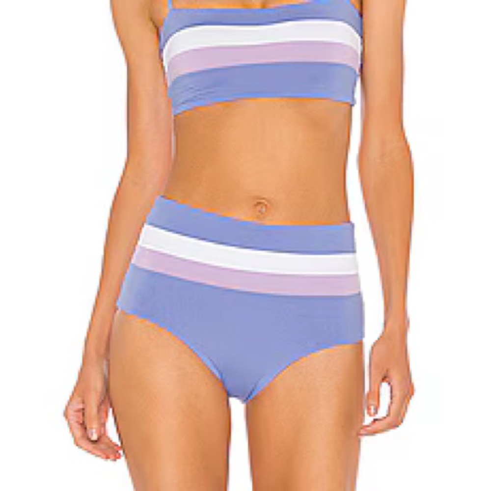 Lspace Rebel Bottom - peri blue, lilac, and white